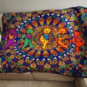 Grateful Dead Fleece Blanket Throw